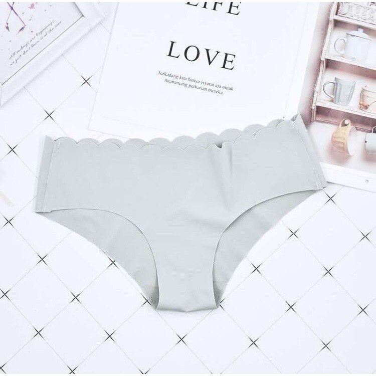 Quần Lót Nữ Đúc Su Thun Lạnh không đường may viền sóng gợi cảm tôn dáng sexy ❤️ Quần lót đúc su thun lạnh - 1 QL 1033