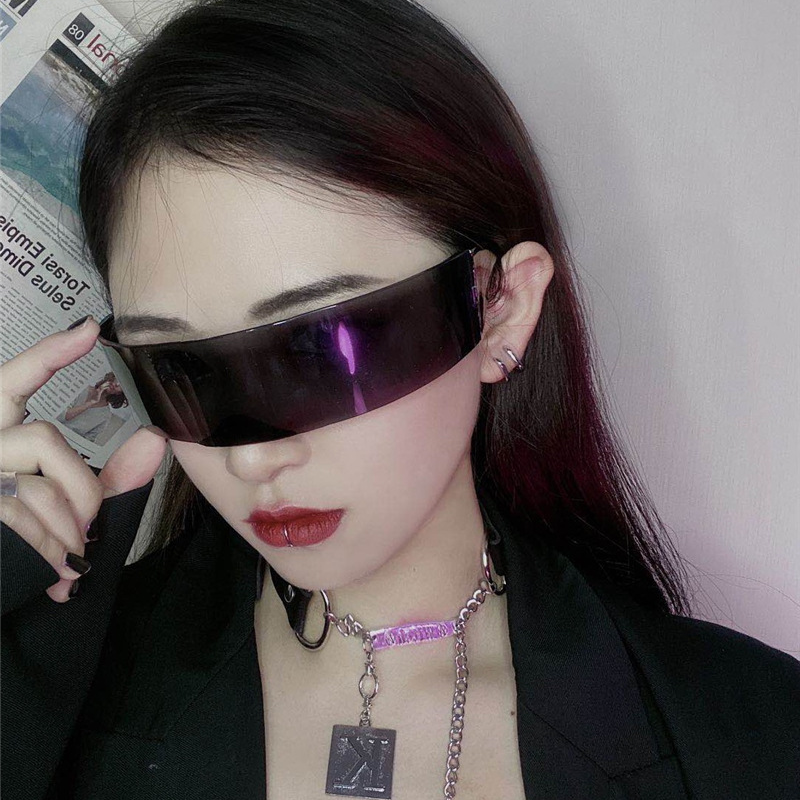 Kính mát gọng chữ nhật thời trang hiphop cho nam và nữ