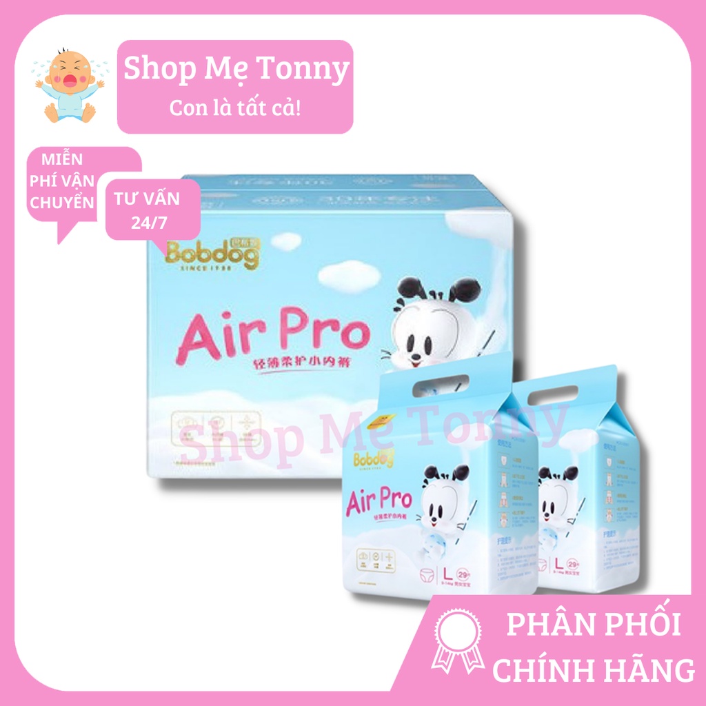 Bỉm quần Boddog Airpro siêu mỏng siêu thoáng 1,2mm M31/L29/XL27/XXL25