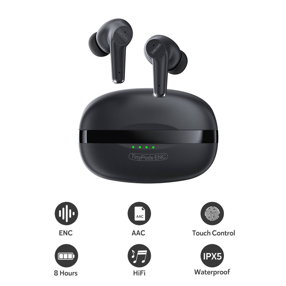 Tai Nghe Nhét Tai TWS Kết Nối Bluetooth Không Dây Chống Ồn Tương Thích Với Huawei Xiaomi Apple OPPO