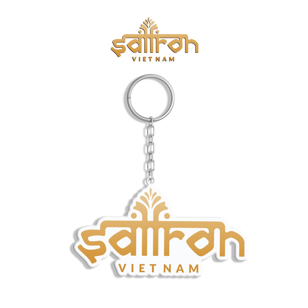 Móc Khóa Saffron Việt Nam bằng mica phiên bản kỉ niệm