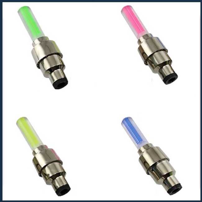 Nắp Van Bánh Xe Có Đèn LED Cảm Biến Chuyển Động Dành Cho Xe Đạp Xe Máy Xe Đạp