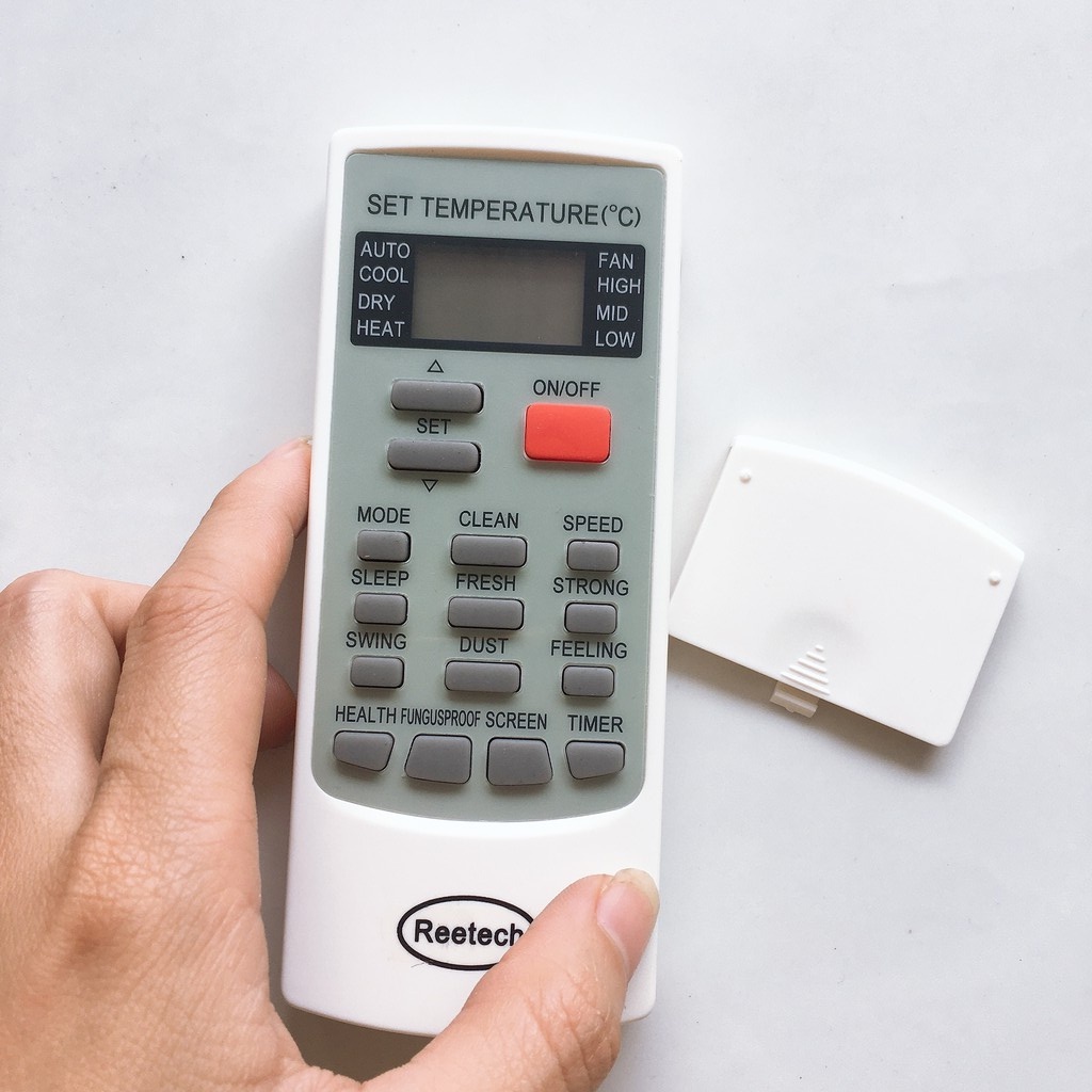 Remote máy lạnh Reetech [TẶNG KÈM PIN] Điều khiển điều hòa Reetech, các mẫu này dùng chung được