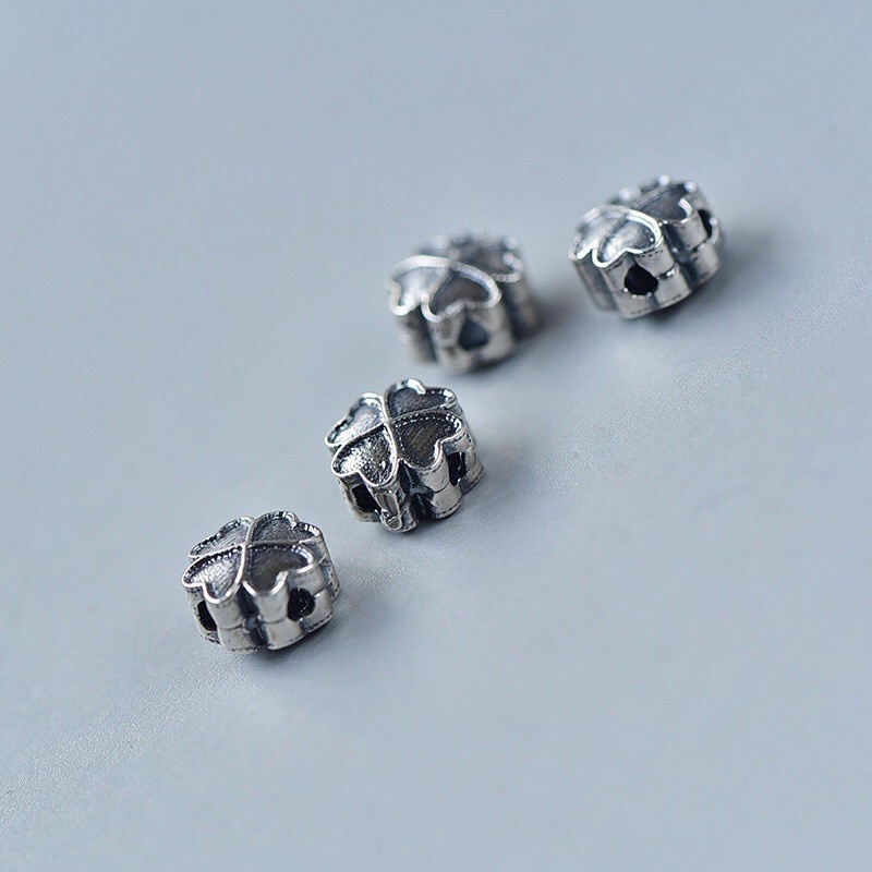 [GIÁ SỈ]Charm cỏ 4 lá bạc cao cấp cực xinh - Hàng bạc loại 1 siêu đẹp PH302