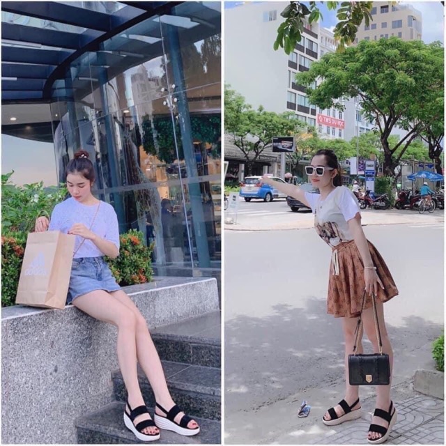 Dép bánh mì, sandal đế cao tôn dáng HAYISHOP