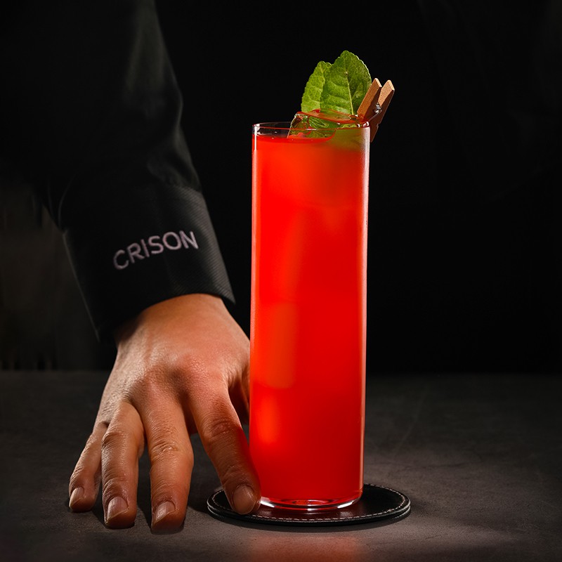 Ly Collins Glass, Ly Gin Fizz, Ly Cocktail Ramos Gin Fizz, Ly long drink, Ly cocktail pha lê cao cấp