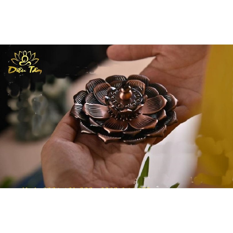 Đế cắm hương lư xông trầm dùng để xông trầm hương, trầm nụ, nhang trầm, hương vòng...4 chức năng