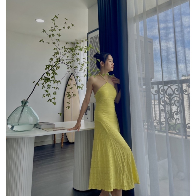 KT62 - ĐẦM BODY CỔ YẾM 3 MÀU CHẤT THUN CO DÃN