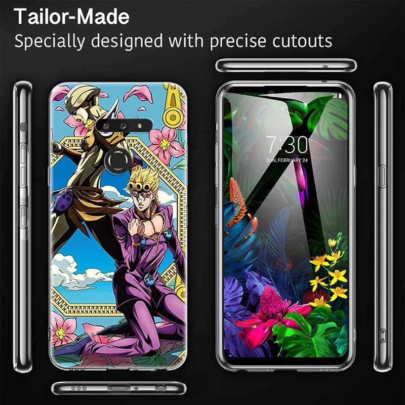 Ốp Điện Thoại Mềm Trong Suốt Hình JoJo Bizarre Adventure Cho Samsung Galaxy S10E S10 S9 S8 + S7 Edge A02 M02 A10 + S9 + S8 + LSY173