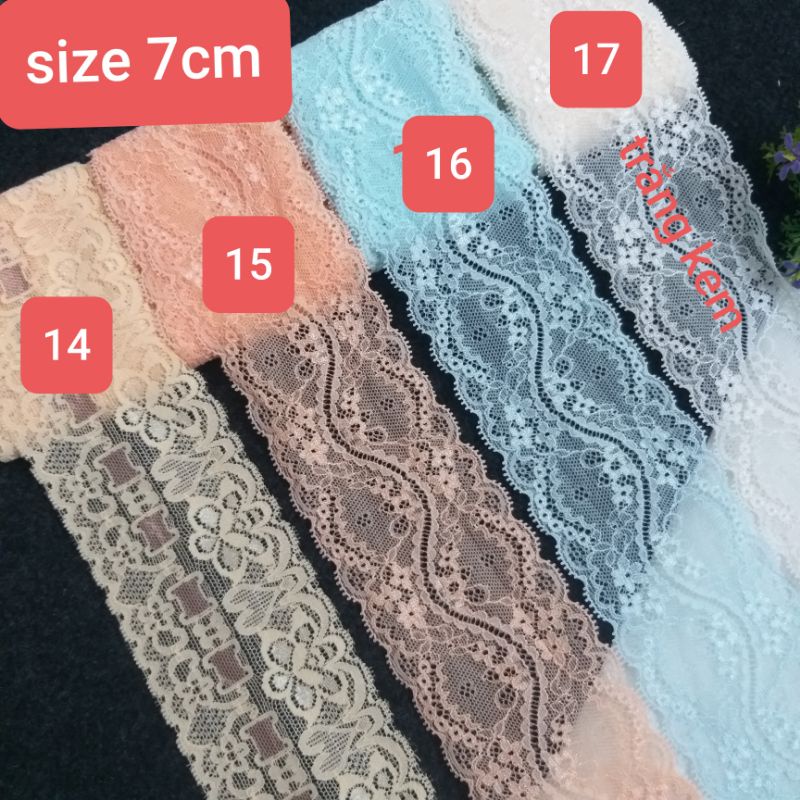 Ren thun trang trí  ,có nhiều mẫu , size 6cm đến 8.5cm