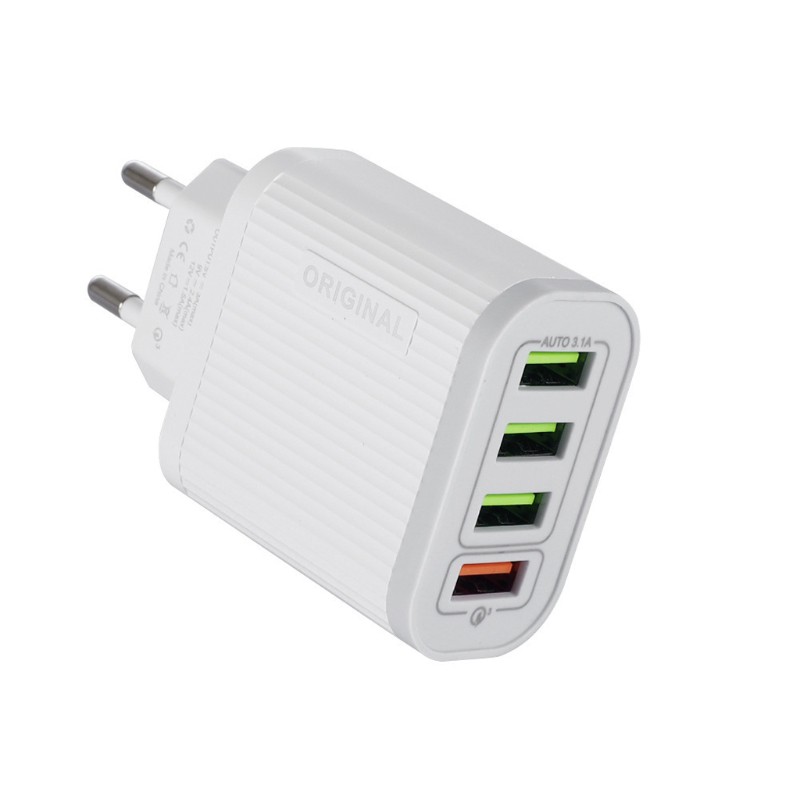 Củ Sạc Nhanh 4 Cổng Usb 3.0