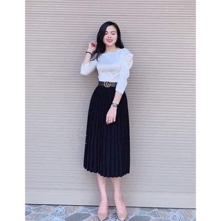 Chân váy xếp ly thái lan quốc dân