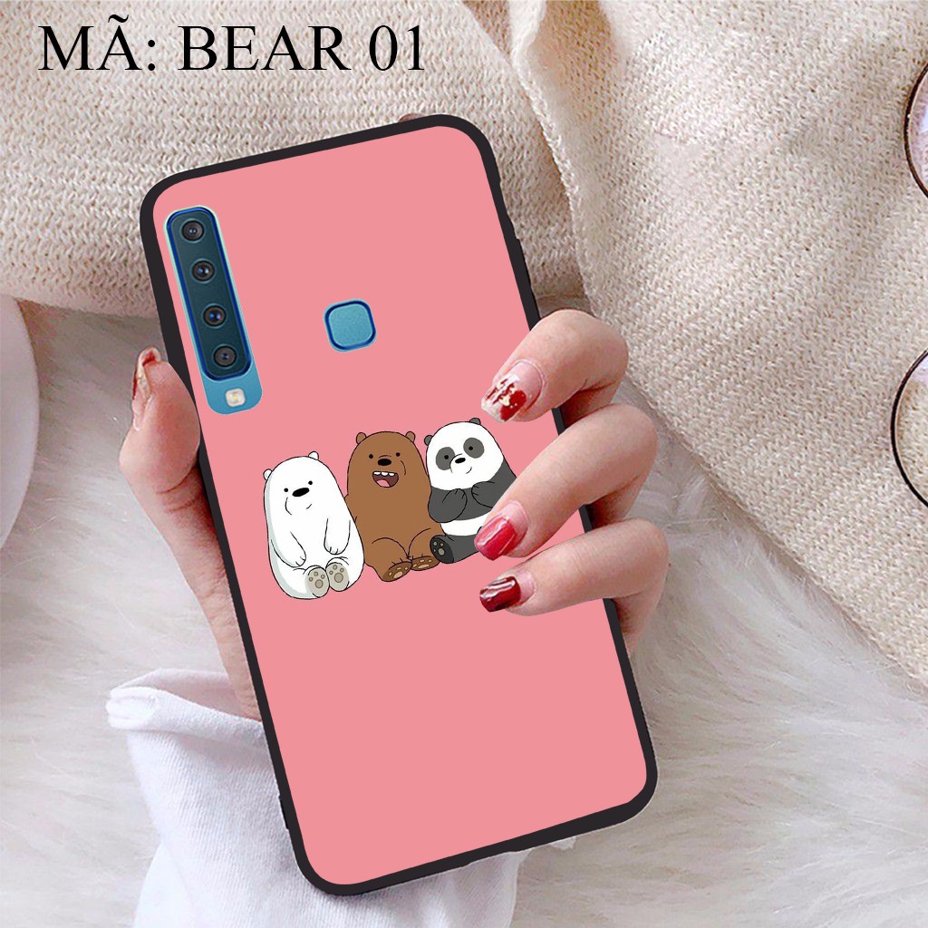 Ốp lưng Samsung A9 2018 viền dẻo TPU BST Gia Đình Nhà Gấu