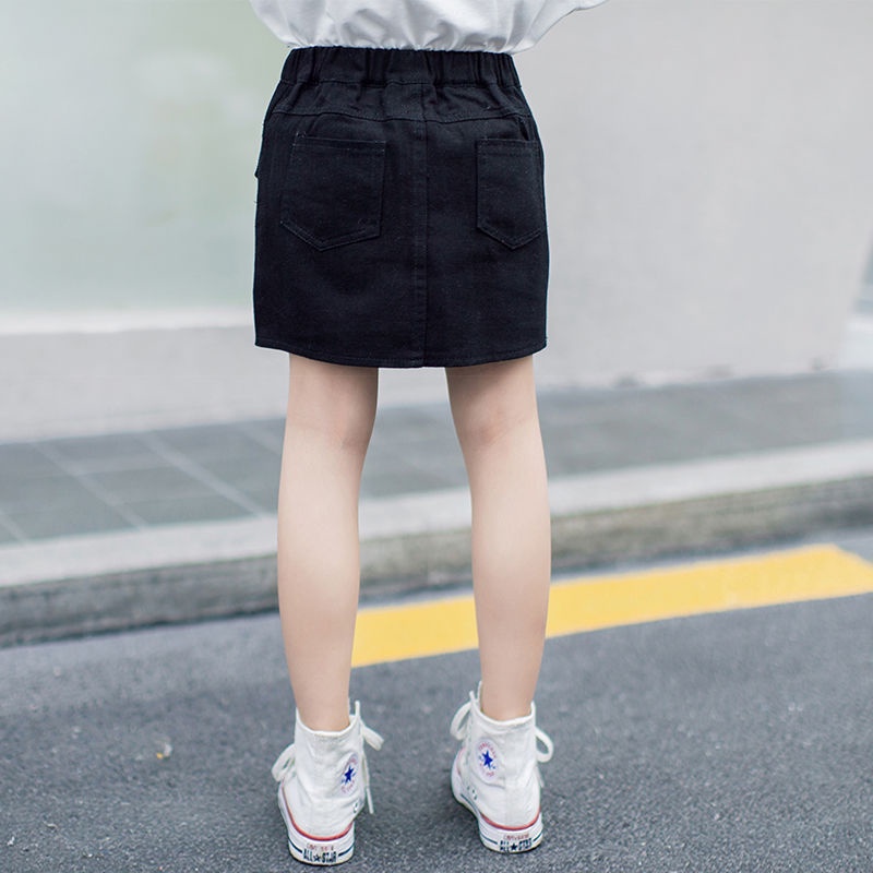 Chân Váy Denim Ngắn Phong Cách Mới 2022 Dành Cho Bé Gái