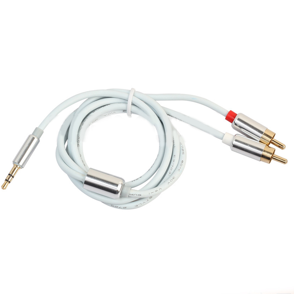 Cáp Chuyển Đổi Âm Thanh Aux Từ 1m 2rca Sang 3.5mm Mạ Vàng | BigBuy360 - bigbuy360.vn