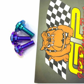 Ốc GR5 Titanium 5 ly 15 có gờ (5li15, M5*15) cho ốc dàn áo các loại xe Winner x, Winner, MSX , chống rung hoặc rè