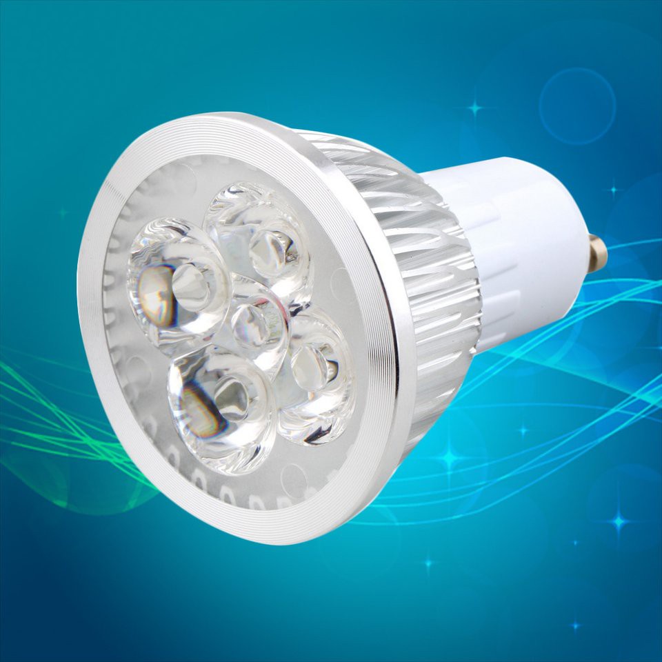 #DEY 6W 4LED GU10 Spotlight LED Downlight Lamp Bulb Spot Light Pure/Warm White