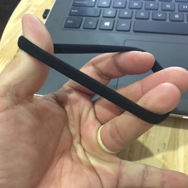 DÂY CỘT TÓC MÀU ĐEN SIÊU CHẮC