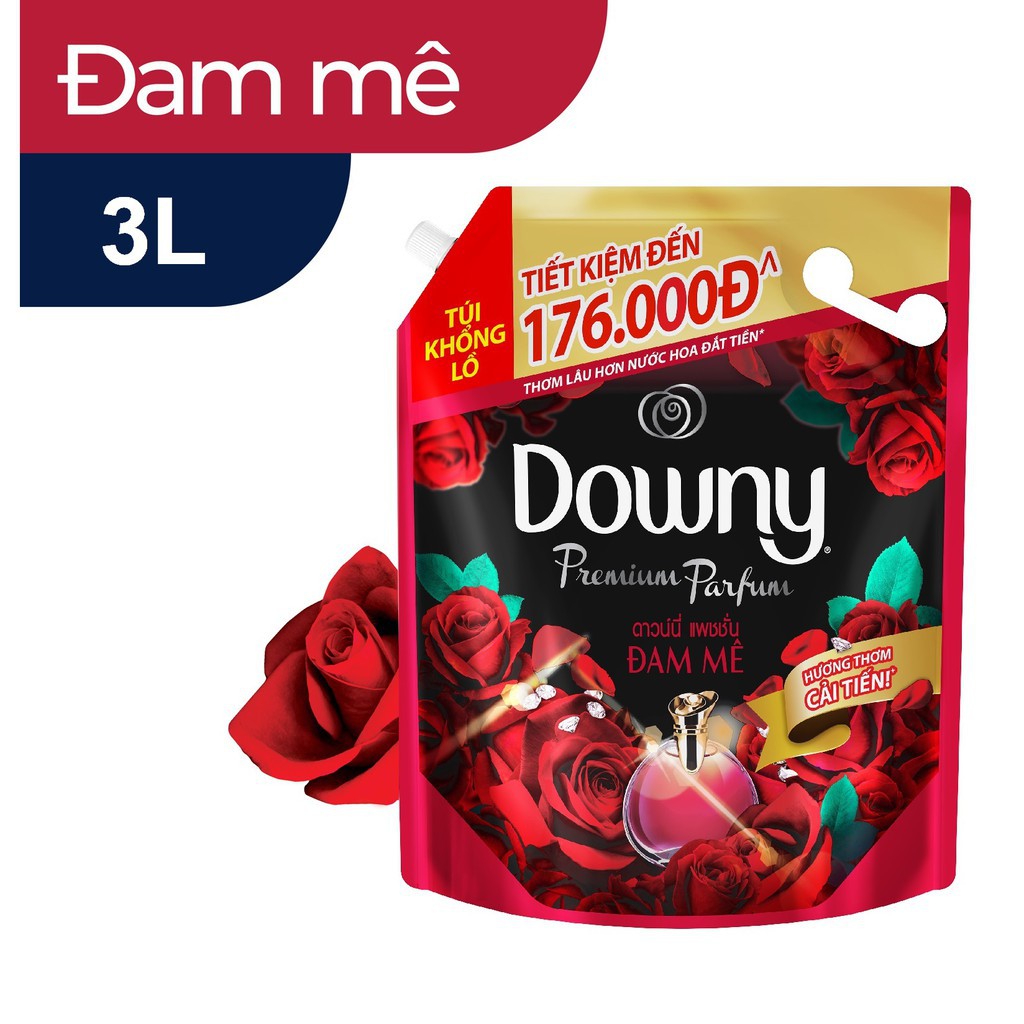 Nước xả vải Downy Hương Nước Hoa Túi 3L