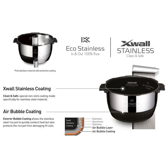 NỒI CƠM ÁP SUẤT ĐIỆN CAO TẦN CUCKOO CRP-CHSS1009FN DUNG TÍCH 1.8L