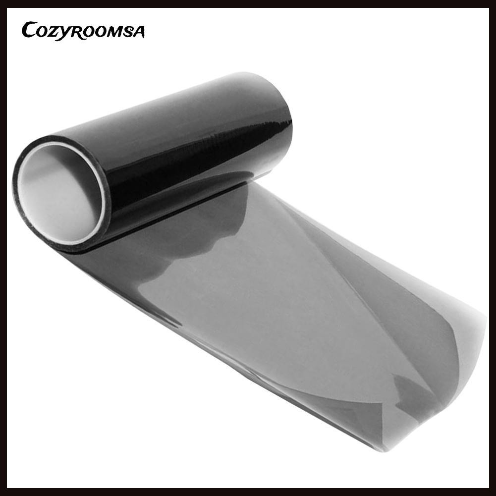 Lớp màng dán trang trí đèn xe hơi màu đen khói bằng vinyl 30x150cm phong cách thời trang