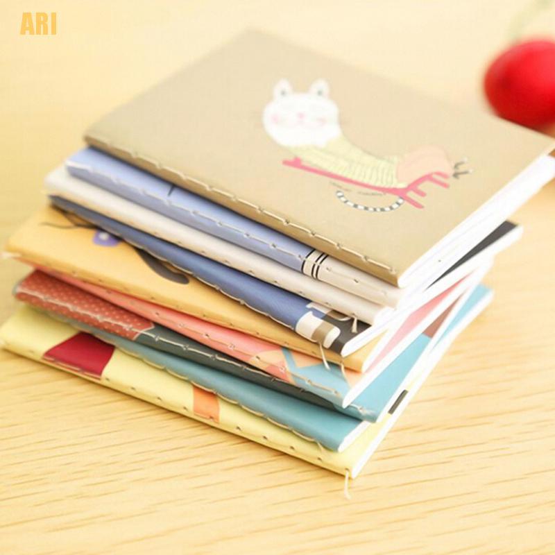 1 Cuốn Sổ Tay Bỏ Túi Mini Họa Tiết Hoạt Hình Dễ Thương