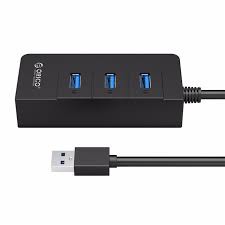 Bộ chia USB HUB 3 cổng USB 3.0 tích hợp cổng Lan HR01-U3