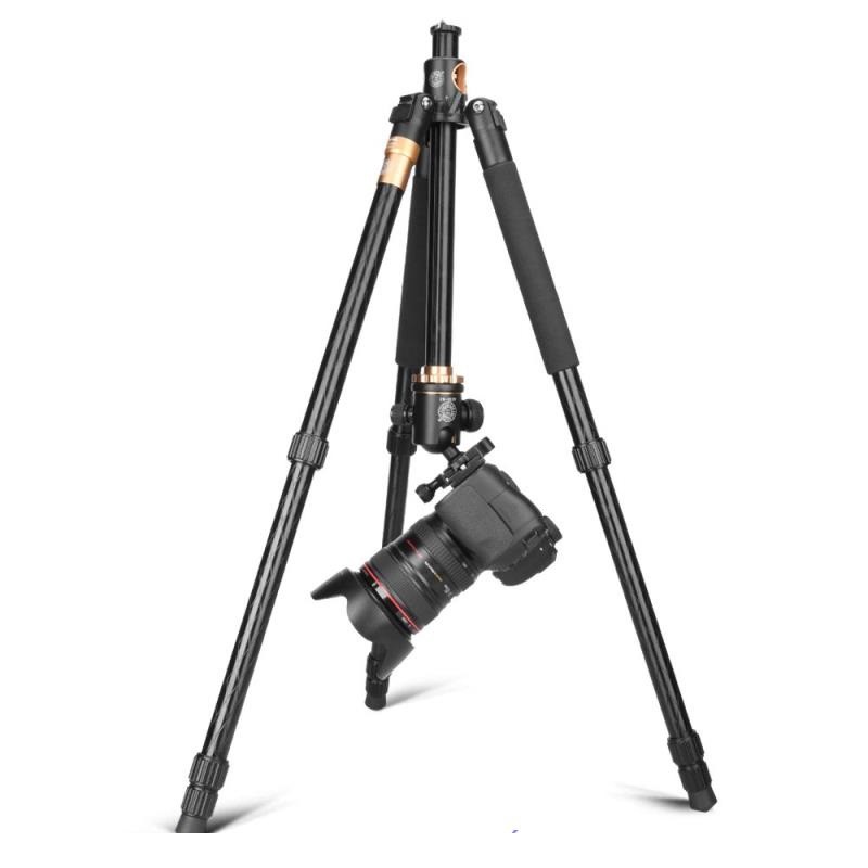 Chân máy ảnh Tripod Beike Q999H bản trục đứng vuông góc Minh Đức