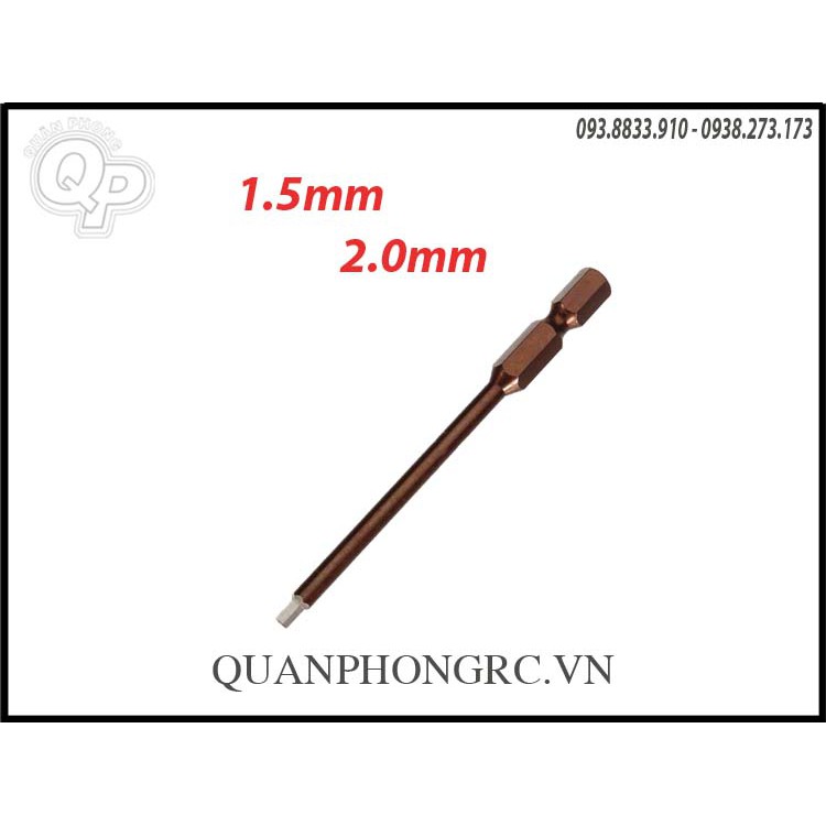 Đầu vít lục giác 1.5mm / 2.0mm cho cây 4 in 1 Tarot
