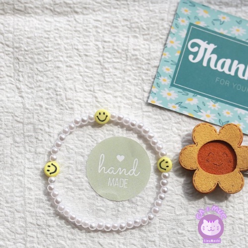 Vòng tay handmade mix mặt cười xinh xắn