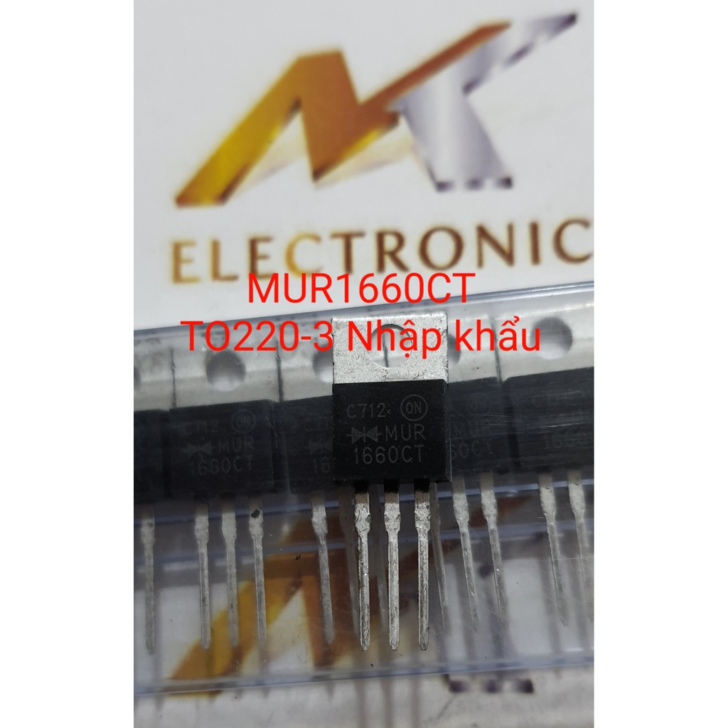 Linh kiện MUR1660CT U1660 TO-220-3 600V 16A Nhập khẩu
