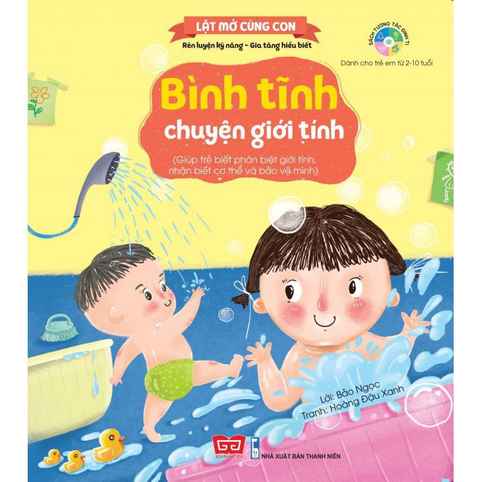 Sách – Lật mở cùng con – Bình tĩnh chuyện giới tính