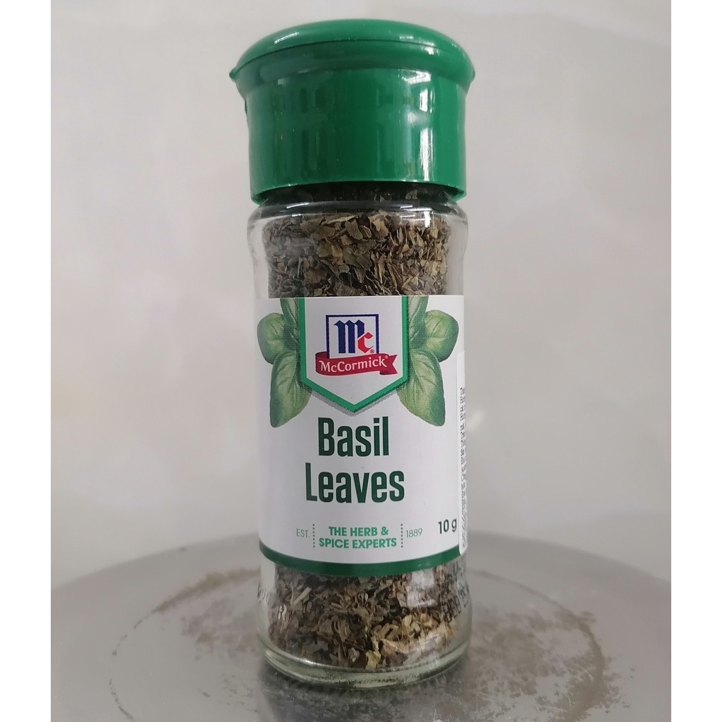 [Lọ nhỏ 10g - BASIL LEAVES] LÁ HÚNG QUẾ [Egypt] MCCORMICK (anm-hk)