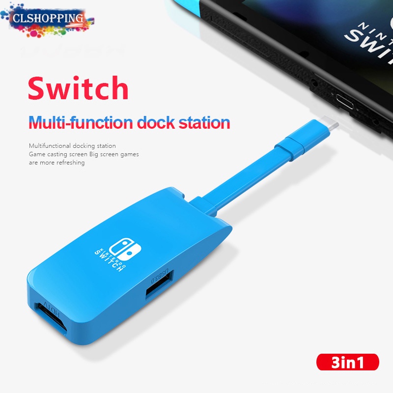 NINTENDO Dock sạc USB type C Hub Hdmi 4K pd Voor laptop táo Pro
