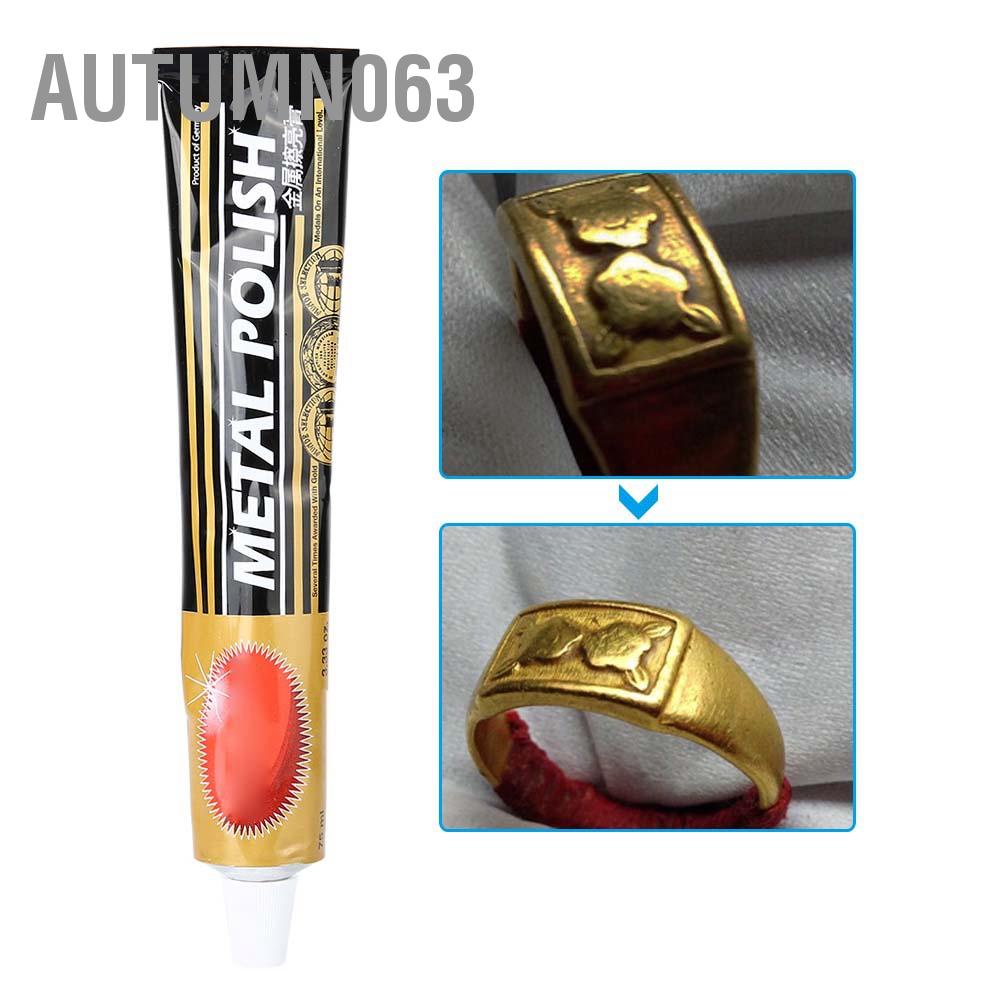 75ml Chất tẩy rửa kính đánh bóng Loại bỏ vết xước Sửa chữa cho đồ trang sức đồng hồ kim loại Autumn063