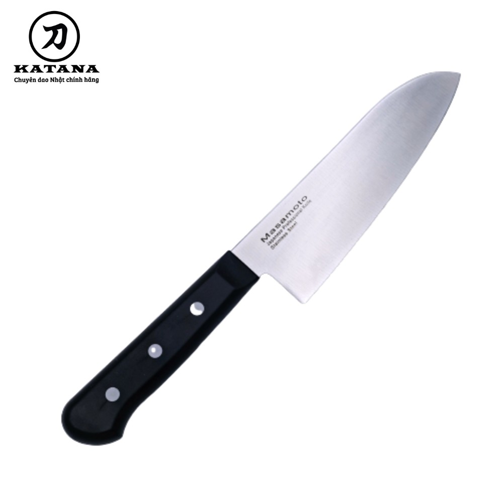 Dao bếp cao cấp Masamoto Santoku - Dao thái đa năng MK101 (165mm)