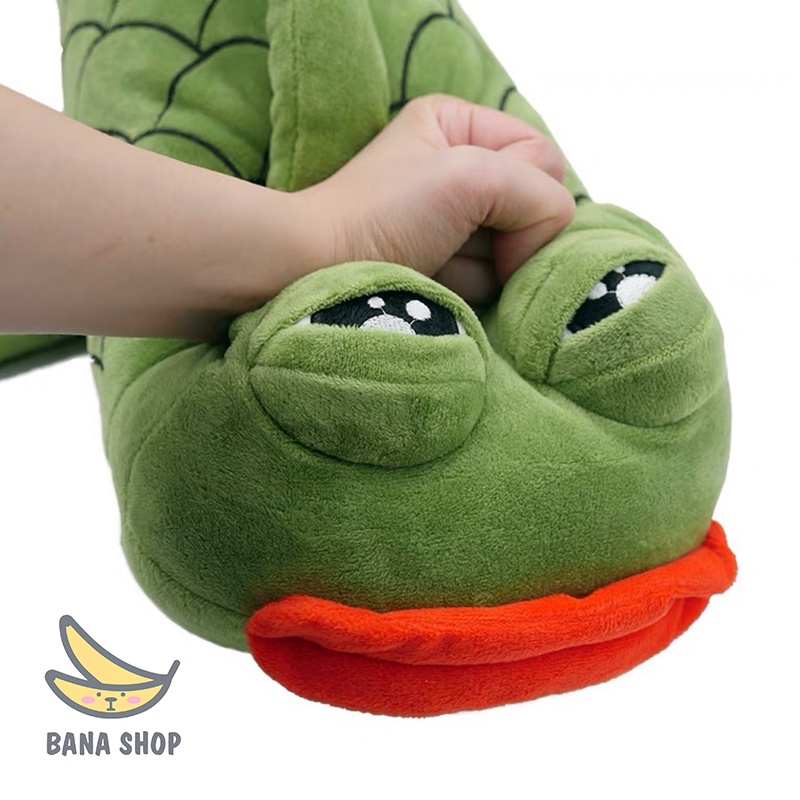Gấu bông gối ôm ếch xanh Pepe cá chép siêu bựa dành cho vozer