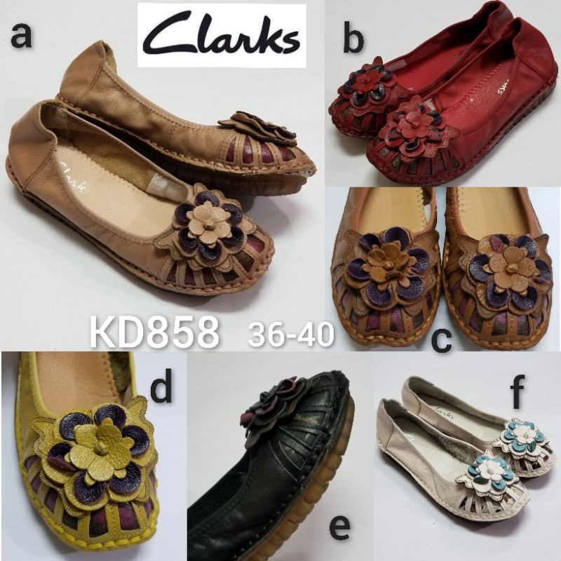 Clarks Giày Da Nữ Kd 858 Chính Hãng