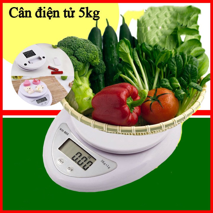 Cân điện tử để ban WH-B05 loại 5kg