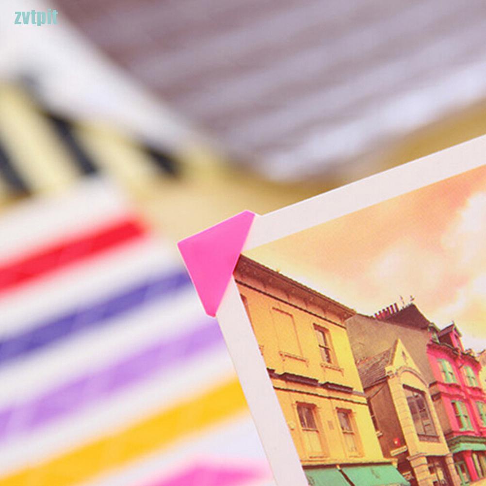 Bộ 1 Tấm / 102 Miếng Dán Góc Ảnh Trang Trí Sổ Tay Xinh Xắn