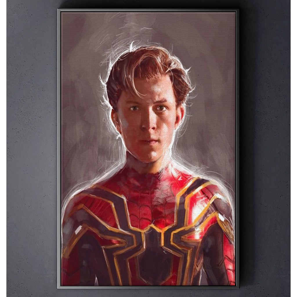 TRANH CANVAS SIÊU ANH HÙNG MARVEL treo tường in theo yêu cầu - người nhện SPIDER MAN 2