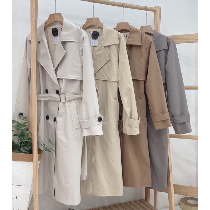 trench coat dáng dài