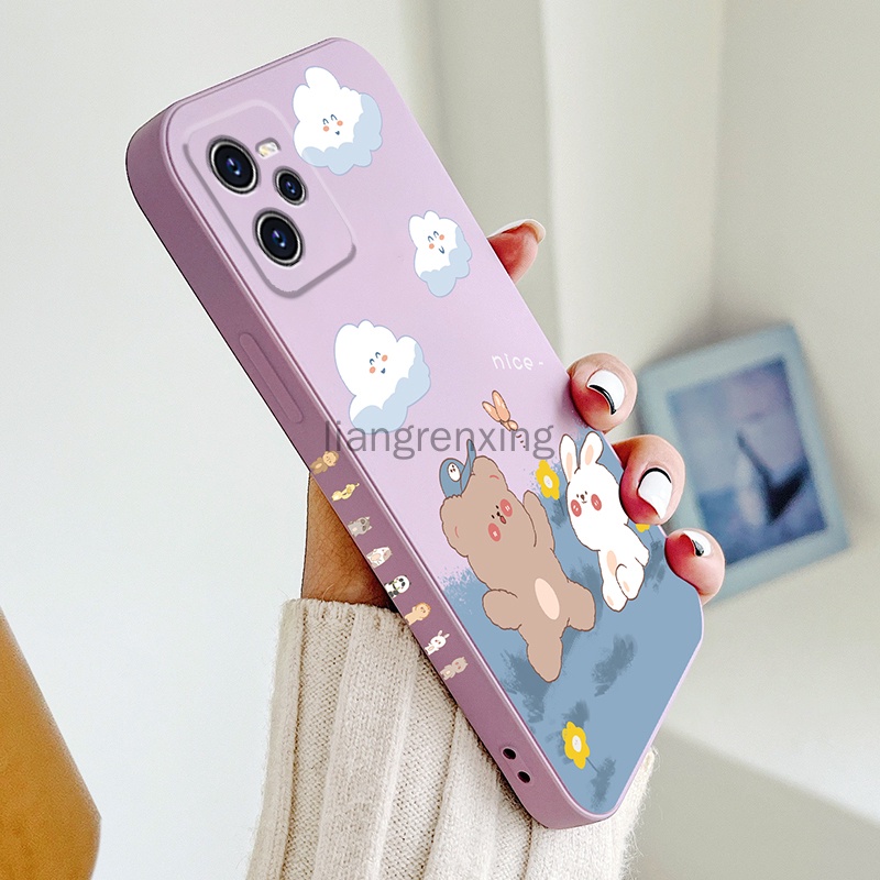 Ốp điện thoại silicon mềm mịn bảo vệ cho Realme C35