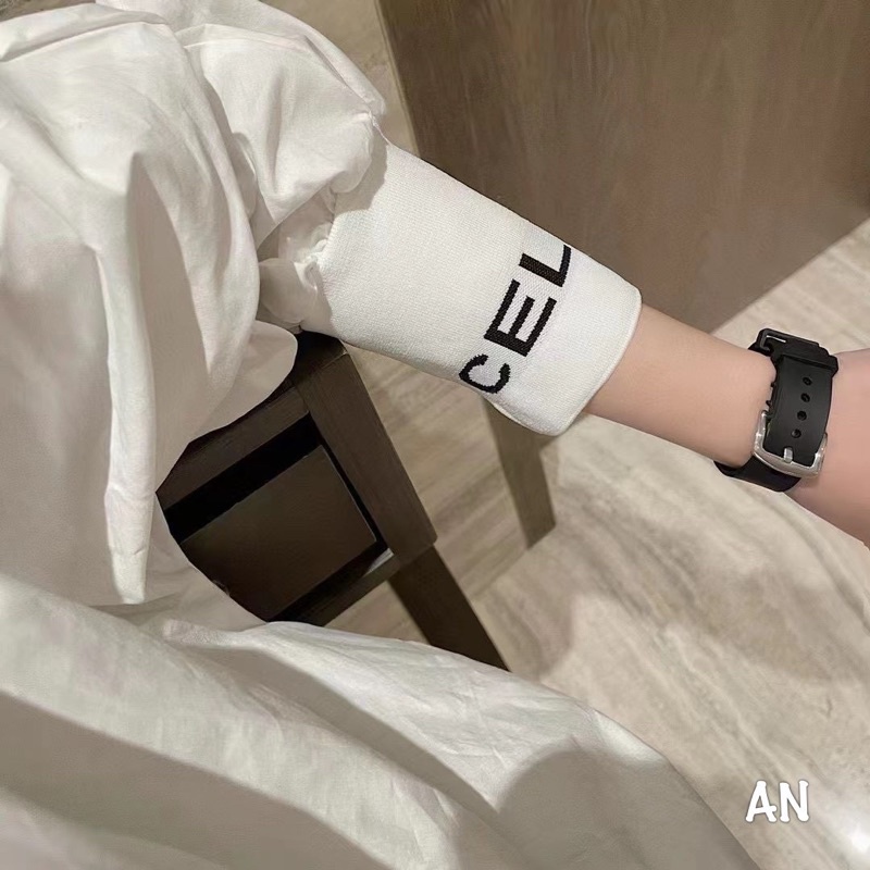 Sơ mi cê lin bo tay áo