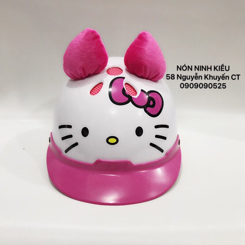 MŨ BẢO HIỂM TINTIN mèo kitty + Pikachu