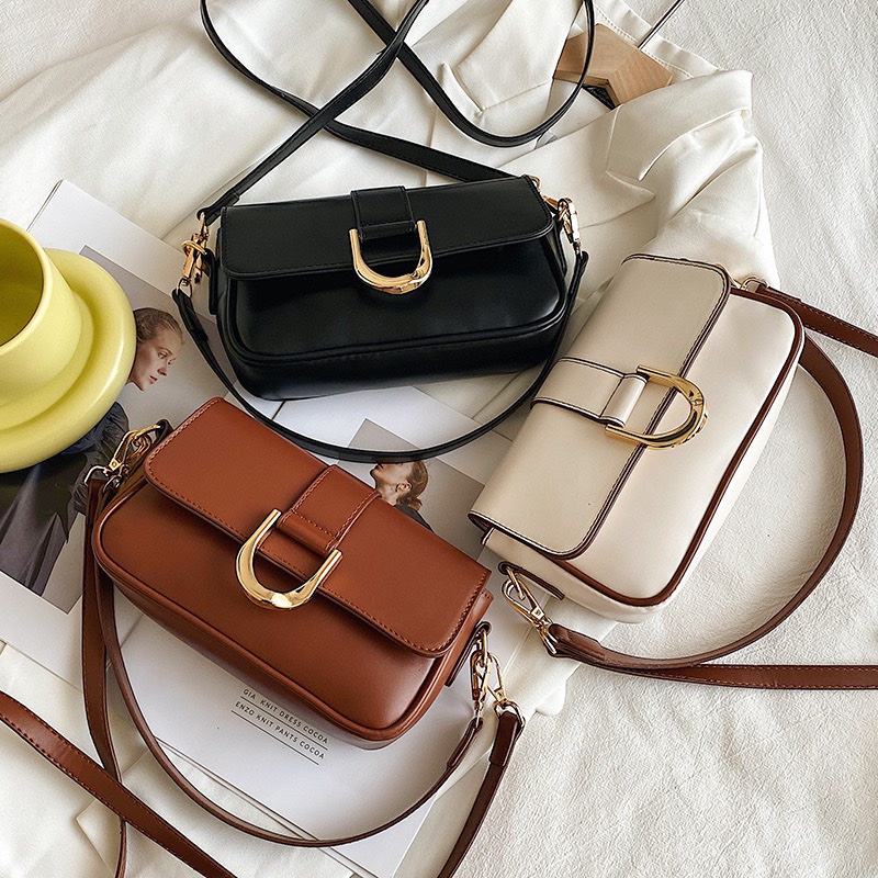 Túi Xách Nữ  Khóa Móng Ngựa Size 20 Hót Hít Phong Cách Trẻ Trung Có Thể Đeo Vai Đeo Chéo Hay Kẹp Nách Đều Điệu Đà MSP279