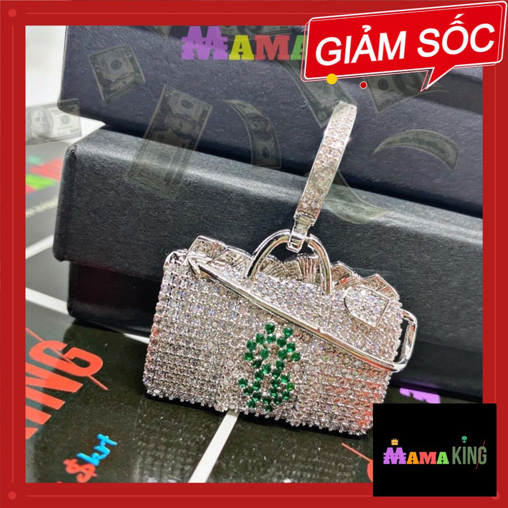 [TẶNG KÈM QUÀ-HÀNG CAO CẤP - TẶNG DÂY ĐEO] MẶT DÂY CHUYỀN NAM MONEY BAG by MAMA KING