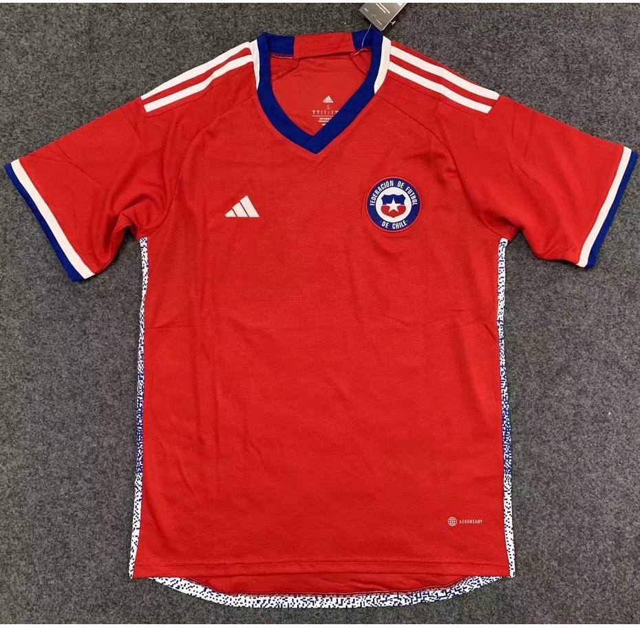 Áo Thun Bóng Đá Đội Tuyển Red Fan 2022 Chile