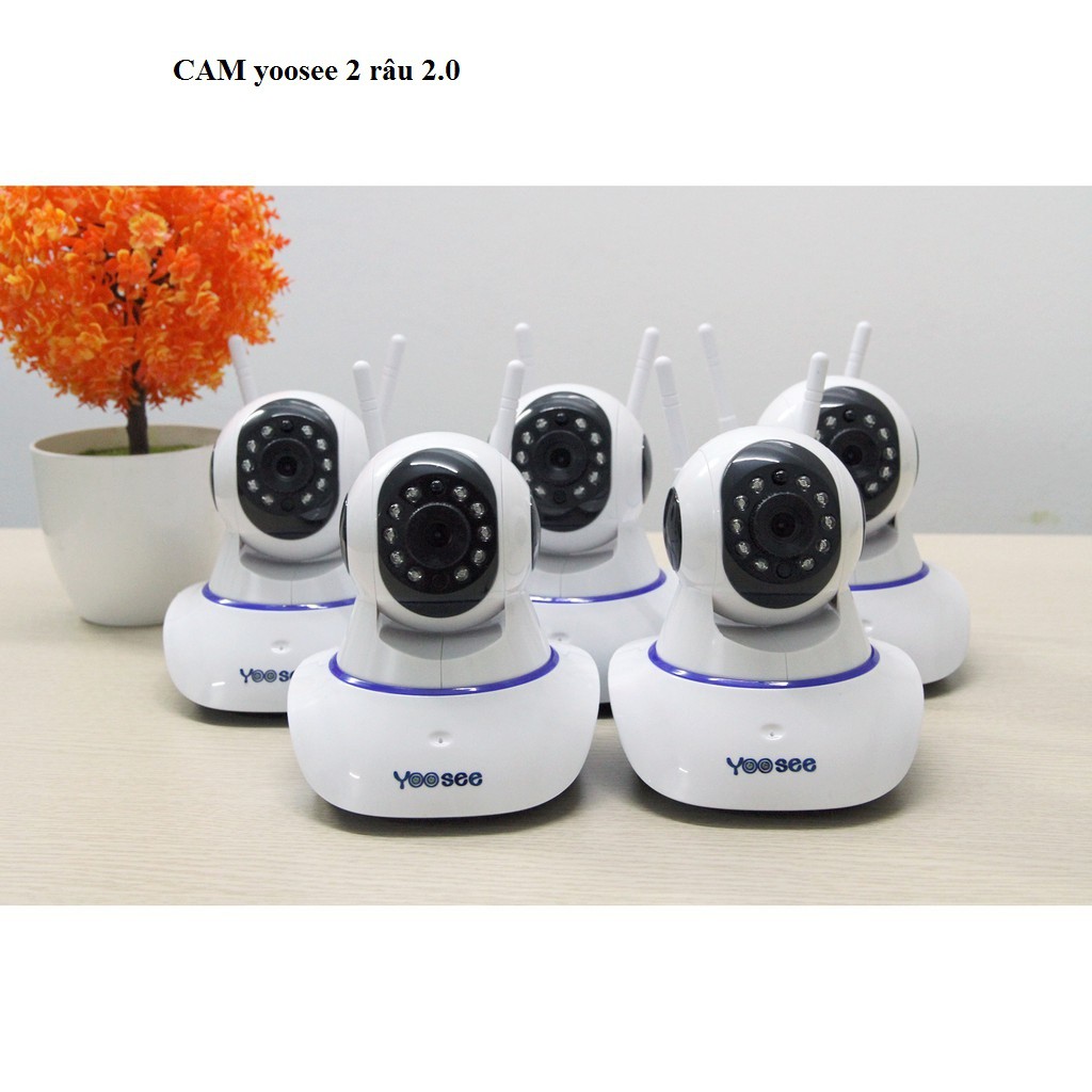 CAMERA YOOSEE (2.0) 1 - 3 RÂU | FULL HD 1080P | QUAY 360 ĐỘ - HỖ TRỢ THẺ NHỚ LÊN ĐẾN 128GB