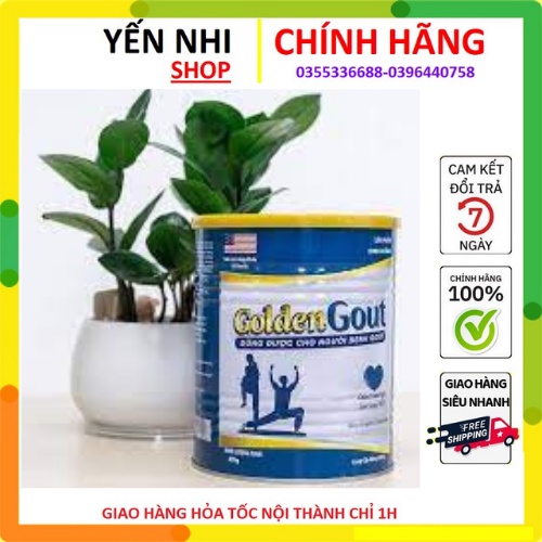 Sữa Golden Gout - Sữa non cho người bị Gout đầu tiên tại Việt Nam Golden Gout lon sắt 650g